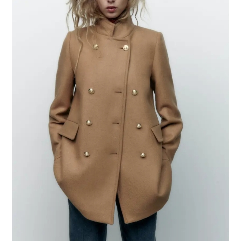 Zara Wool Blend Coat